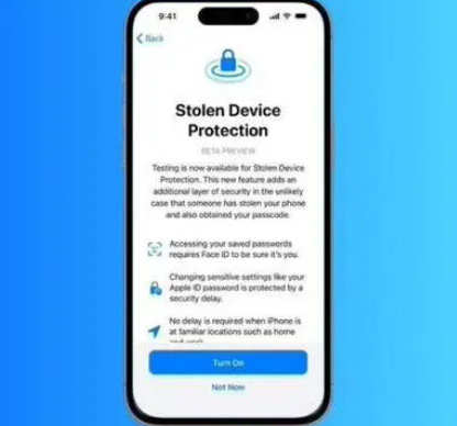调楼镇苹果授权维修店分享被盗设备保护功能开启方法 