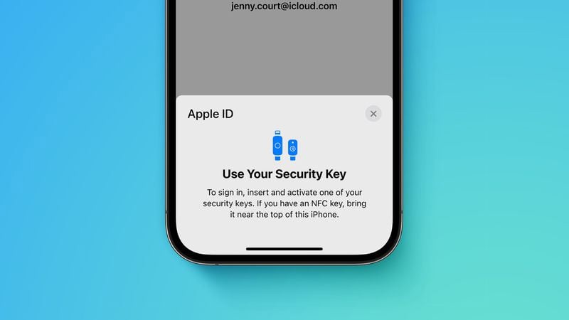 调楼镇苹果手机维修分享iOS 16.3 新增的 Apple ID 的安全密钥有什么功能 