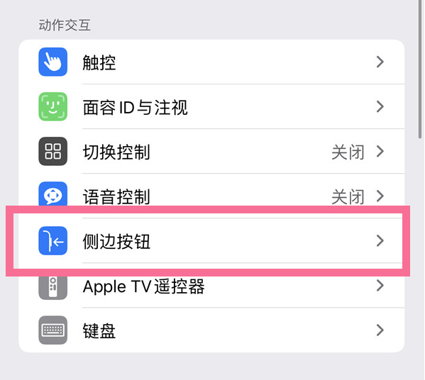 调楼镇苹果14维修店分享iPhone14 Plus侧键双击下载功能关闭方法 