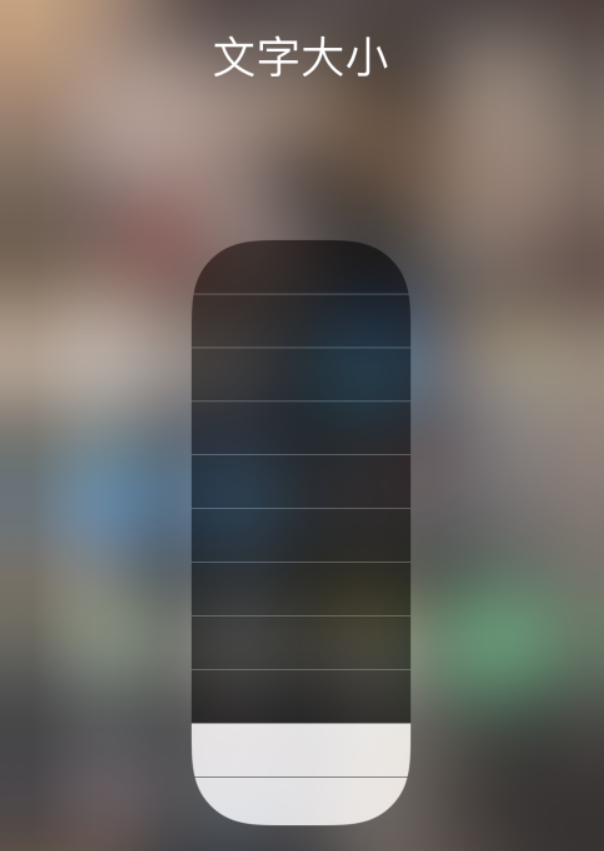 调楼镇苹果手机维修分享小技巧：在 iPhone 控制中心快速调节字体大小 